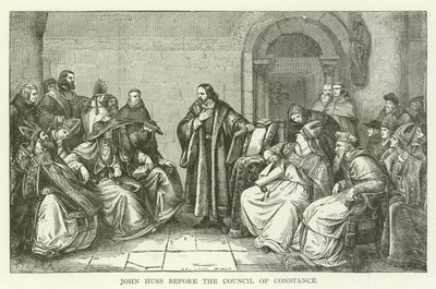 Jan Hus davanti al Concilio di Costanza da American School