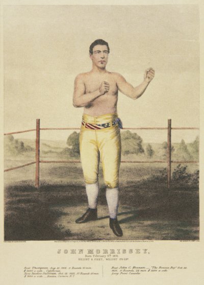 John Morrissey, da una stampa contemporanea da American School