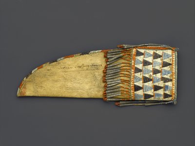 Fodero per coltello, Sioux orientali, da Fort Snelling, Minnesota da American School