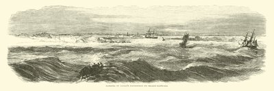 Sbarco della spedizione di Banks su Brazos Santiago, novembre 1863 da American School