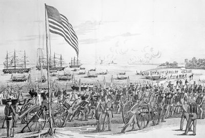 Sbarco delle truppe a Vera Cruz, Messico, 9 marzo 1847, da 
