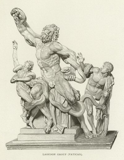 Gruppo del Laocoonte, Vaticano da American School