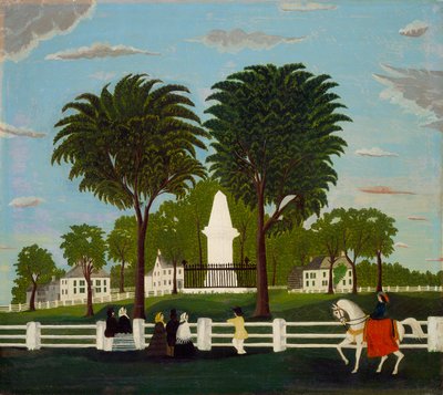 Monumento della Battaglia di Lexington, c.1830 da American School