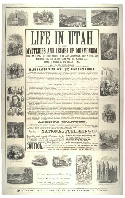 Vita nello Utah o i misteri e i crimini del mormonismo; un