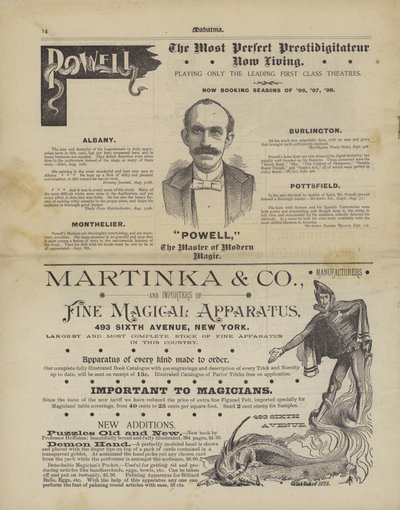 Pubblicità magiche (litografia) da American School