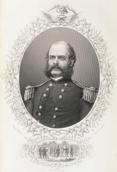 Maggior Generale Ambrose Everett Burnside, da 