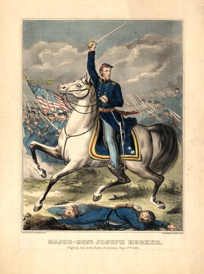 Maggiore Gen. Joseph Hooker da American School