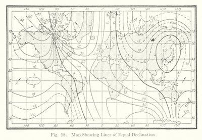 Mappa che Mostra le Linee di Declino Uguale da American School