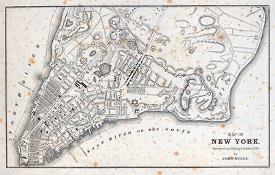 Mappa di New York da American School