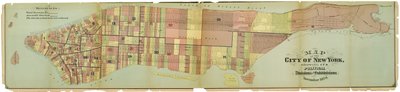 Mappa della città di New York, che mostra le sue divisioni politiche e suddivisioni da American School