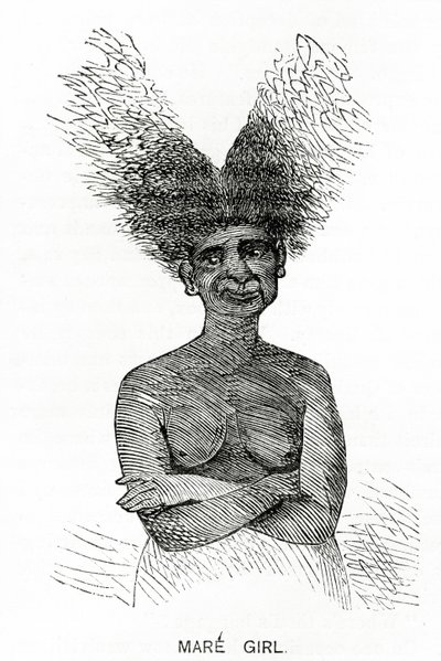 Ragazza Mare, illustrazione da Appletons Journal, 4 maggio 1872 da American School