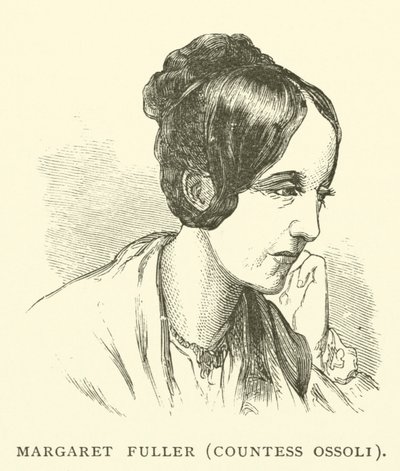 Margaret Fuller, contessa Ossoli, giornalista americana e attivista per i diritti delle donne (incisione) da American School