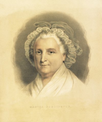 Martha Washington, pub. 1857 da American School