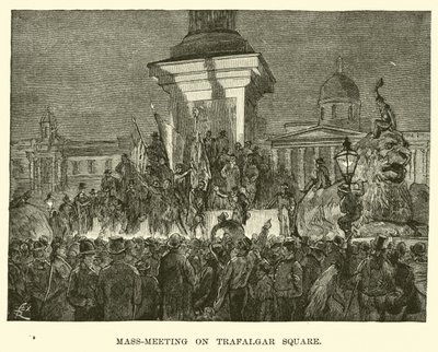 Raduno di Massa a Trafalgar Square da American School