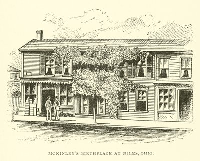 Luogo di nascita di McKinley a Niles, Ohio da American School