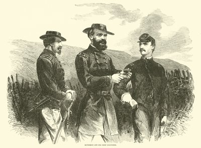 McPherson e i suoi ingegneri capo, maggio 1863 da American School
