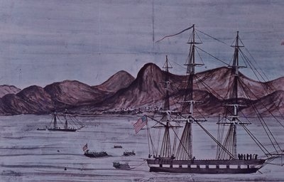 Guerra messicano-americana (1846-48), forze di sbarco della marina statunitense a Loreto da American School