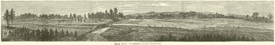 Mine Run, ultima posizione di Warren, novembre 1863 da American School
