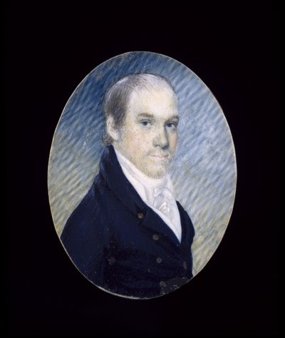 Miniatura di William Cadogan Simes (1773-1824), c. 1810-1824 da American School
