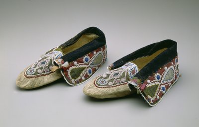 Mocassini, Chippewa, c.1835 da American School