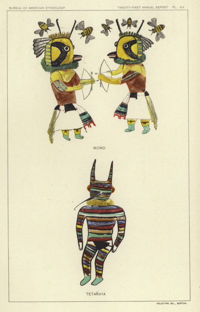 Momo, Tetanaya (litografia a colori) da American School