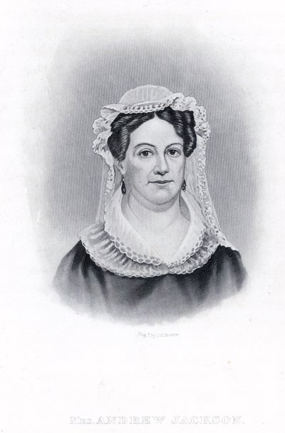 La signora Andrew Jackson (incisione) da American School