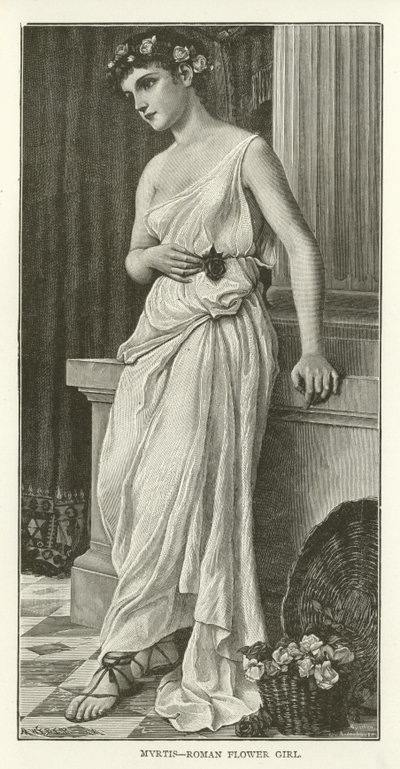 Myrtis, Fanciulla Romana dei Fiori da American School