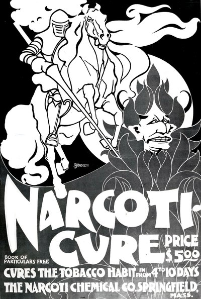 Narcotui-Cure, disegnato da William H. Bradley, 1895 da American School