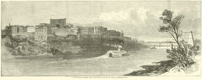 Nashville dalla riva opposta del Cumberland, dicembre 1864 da American School