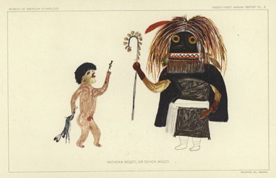 Natacka Quqti, o Soyok Wuqti (litografia a colori) da American School