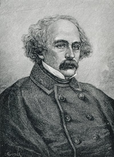 Nathaniel Hawthorne (1804-1864) autore americano da American School