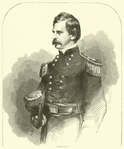Nathaniel P Banks, 1863 da American School