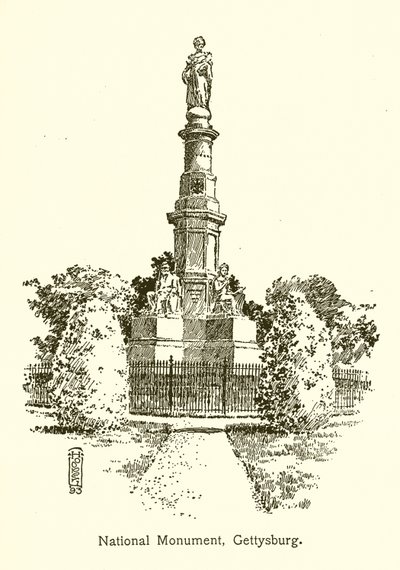 Monumento Nazionale, Gettysburg da American School