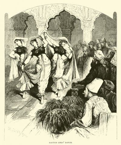 Danza delle ragazze Nautch da American School