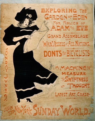 Poster del New York Sunday World da American School