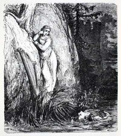 Nixes, da La guida mondiale a gnomi, fate, elfi e altri piccoli esseri di Thomas Keightley, pubblicato nel 1880 da American School