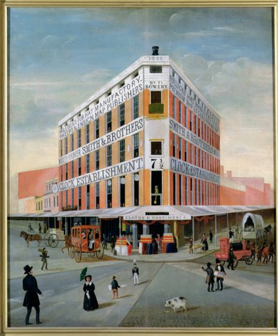 No.7 12 Bowery, NYC, c.1837-39 da American School