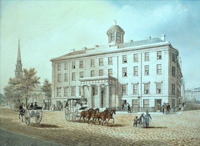 Scena di strada nordamericana da American School
