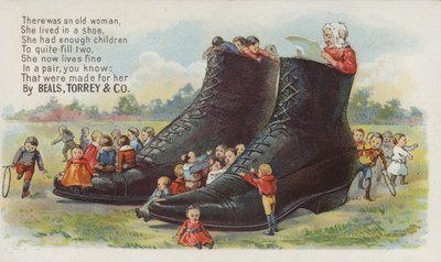 Vecchia in una scarpa da American School