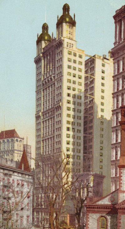 Park Row Building, New York, c.1900-09 da American School