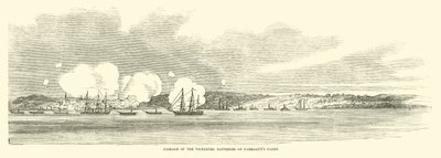 Passaggio delle batterie di Vicksburg da parte della flotta di Farragut, giugno 1862 da American School