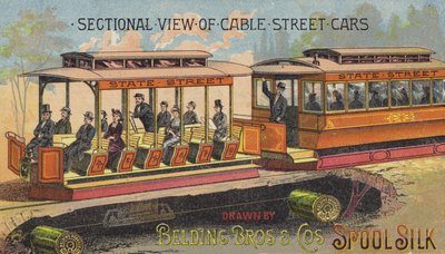 Passeggeri sui tram da American School