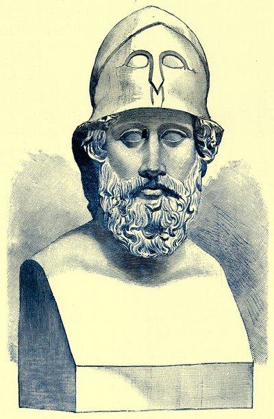 Pericle, illustrazione da History of Greece di Victor Duruy, pubblicato nel 1890 da American School