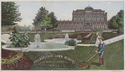 Tosaerba di Philadelphia alla Horticultural Hall da American School