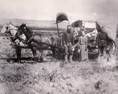 Famiglia pioniera nella Loup Valley, Nebraska da American School