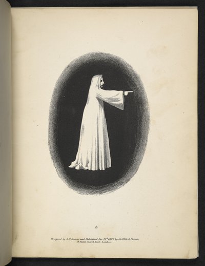 Tavola 3. Un fantasma in bianco da American School
