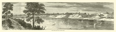 Port Hudson dalla riva opposta, maggio 1863 da American School