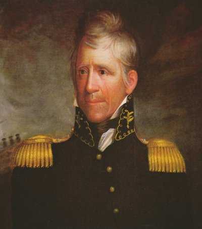 Ritratto del generale americano Andrew Jackson da American School