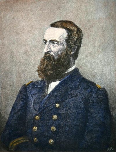 Ritratto di David Dixon Porter (1813-91), Ammiraglio della Marina Federale da American School