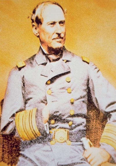 Ritratto di David Glasgow Farragut (1801-70), ammiraglio dell